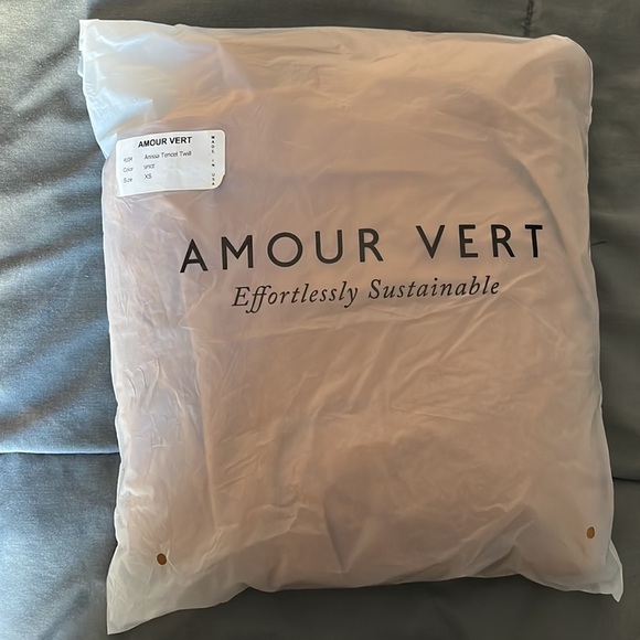 NWT Amour Vert Anissa Tencel Twill pants. XS, color: spice - Picture 6 of 6